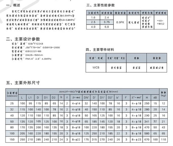 AH42F型弹簧封闭式an全回流阀